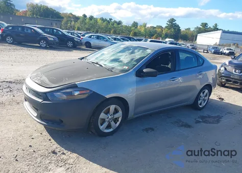 2015 Dodge Dart Sxt из США, поврежденный, VIN 1C3CDFBBXFD228211